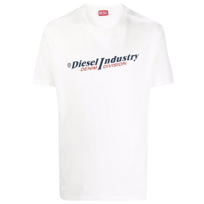 Diesel Industry Denim Division Logo White T-Shirt XS