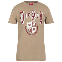 Diesel Medieval Design Dune Beige T-Shirt XXS