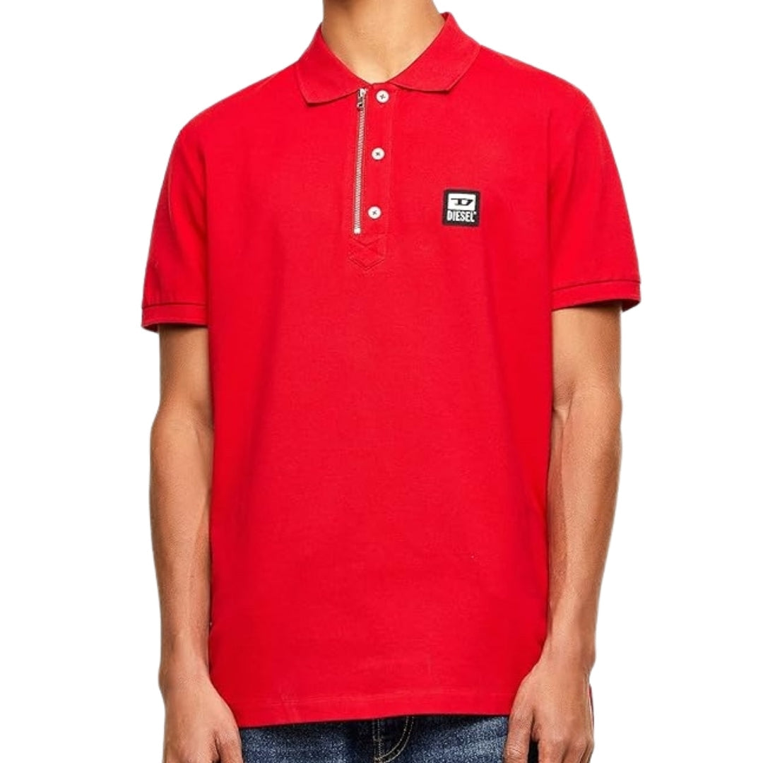 Diesel T-Harry Racing Red Polo Shirt S