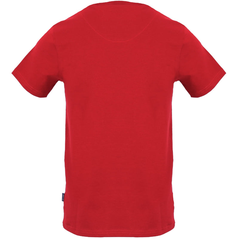 Aquascutum "1851 AQ" Logo Red T-Shirt S