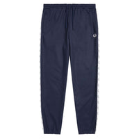 Fred Perry Branded Taped Hem Carbon Blue Sweatpants XS