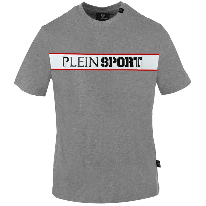 Plein Sport Panel Logo Grey T-Shirt S