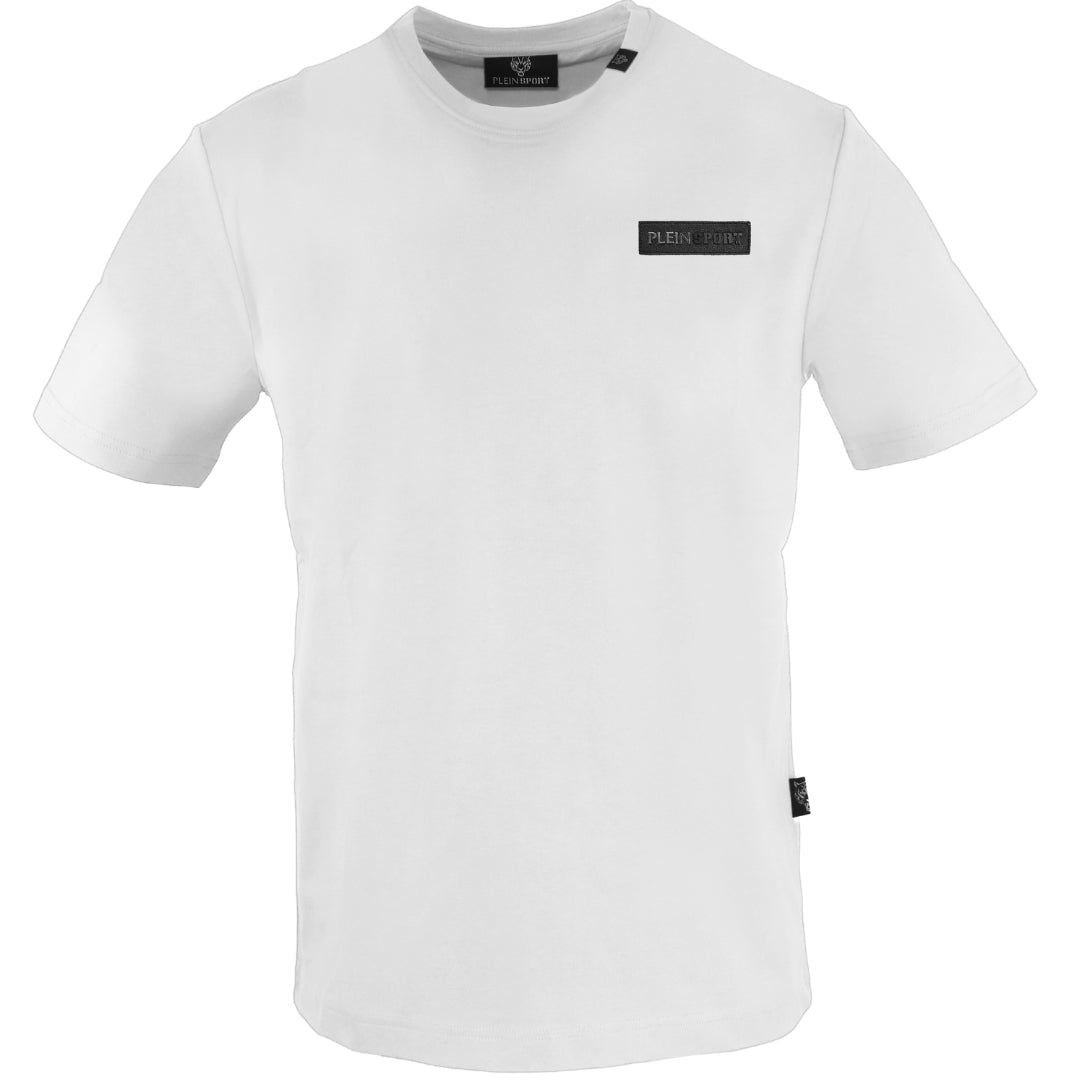 Plein Sport Circle Logo On Back White T-Shirt S