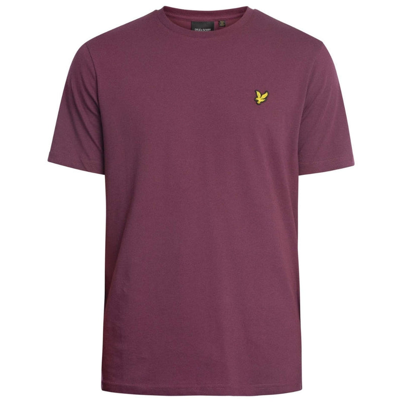 Lyle & Scott Branded Chest Logo Dark Purple T-Shirt S