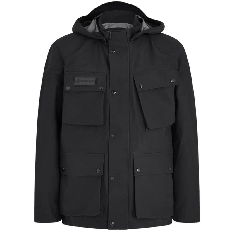 Belstaff Techmaster Black Waterproof Jacket L