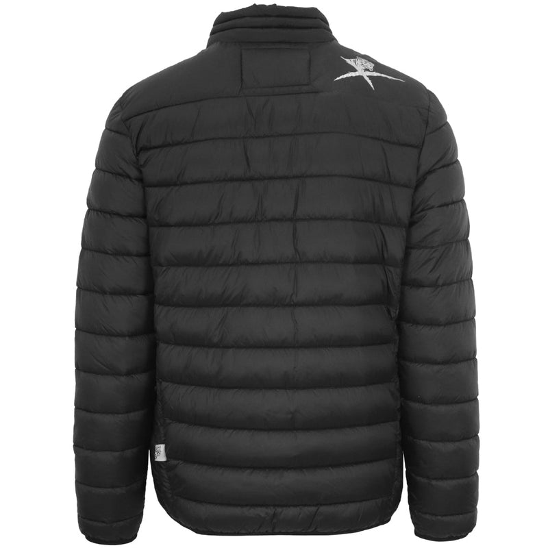 Plein Sport Patch Logo Thin Padded Black Jacket S