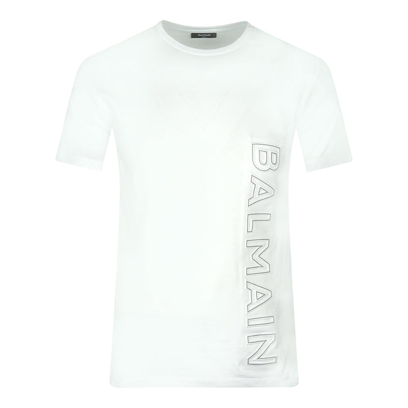 Balmain Mens T Shirt Ah0Eg010Bc22 Cpb White