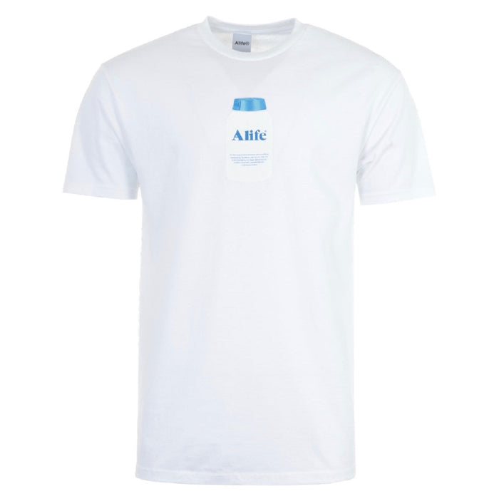 Alife Mens Alifw20 45 White T Shirt