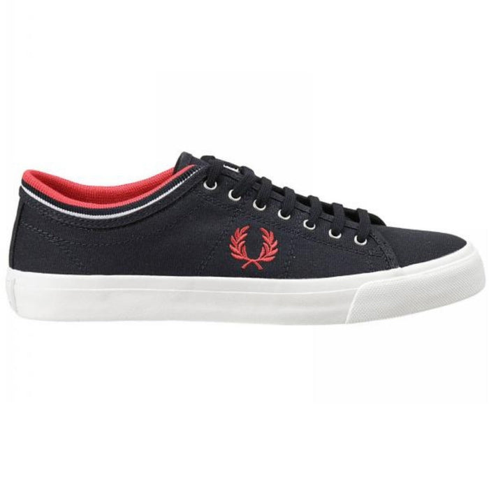 Fred Perry B5210U 608 Kendrick Tipped Cuff Canvas Mens Trainers - Style Centre Wholesale