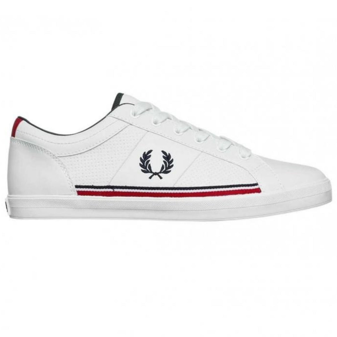 Fred Perry Mens B7114 200 Trainers White