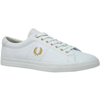 Fred Perry Spencer Leather B8288 100 White Trainers - Style Centre Wholesale