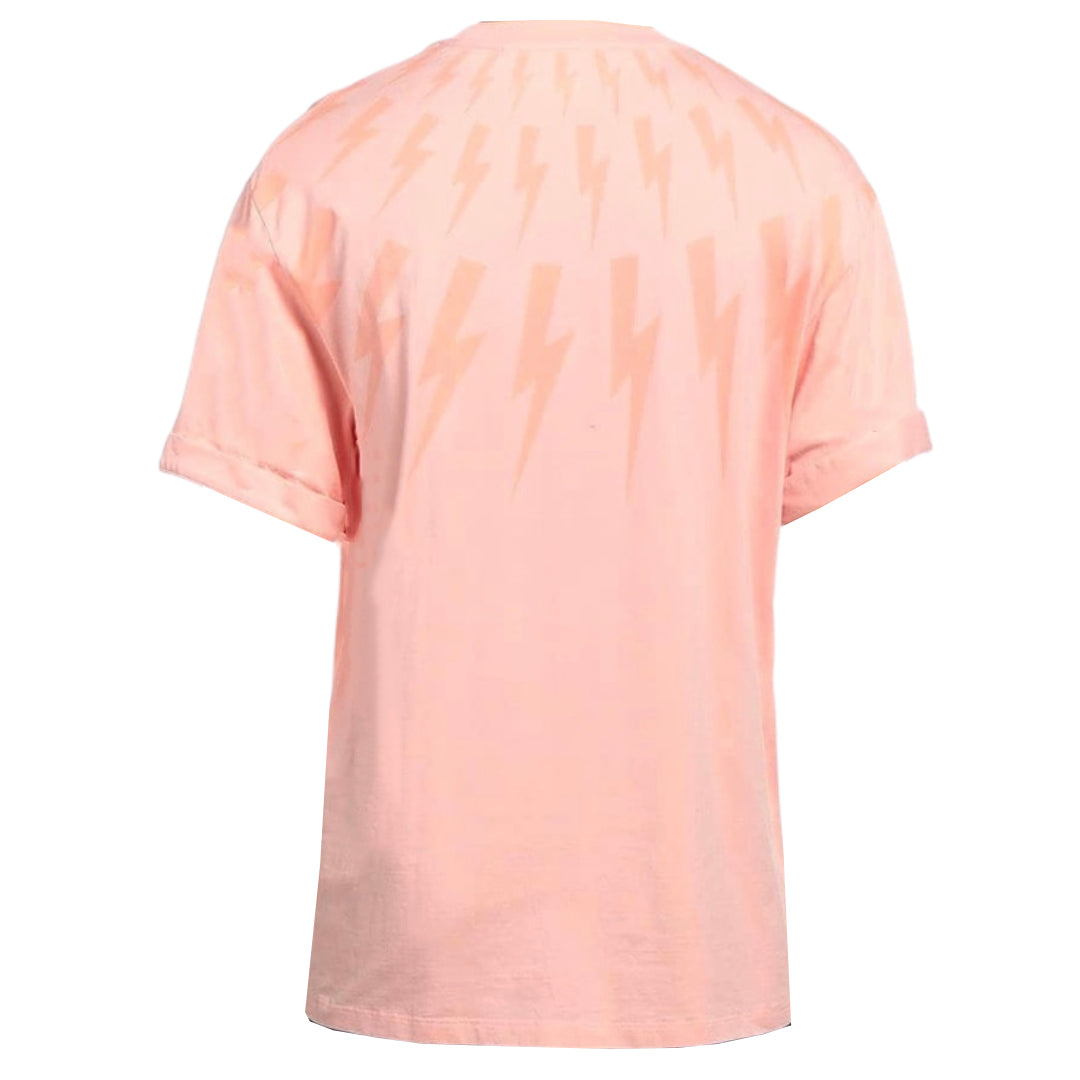 Neil Barrett Mens T Shirt Bjt008S R518S 3202 Pink