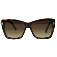 Tom Ford Ft0849 F Leah 52F Womens Sunglasses Brown