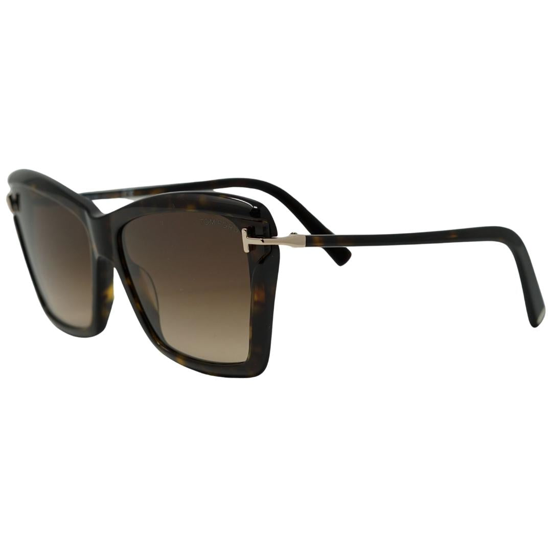 Tom Ford Ft0849 F Leah 52F Womens Sunglasses Brown