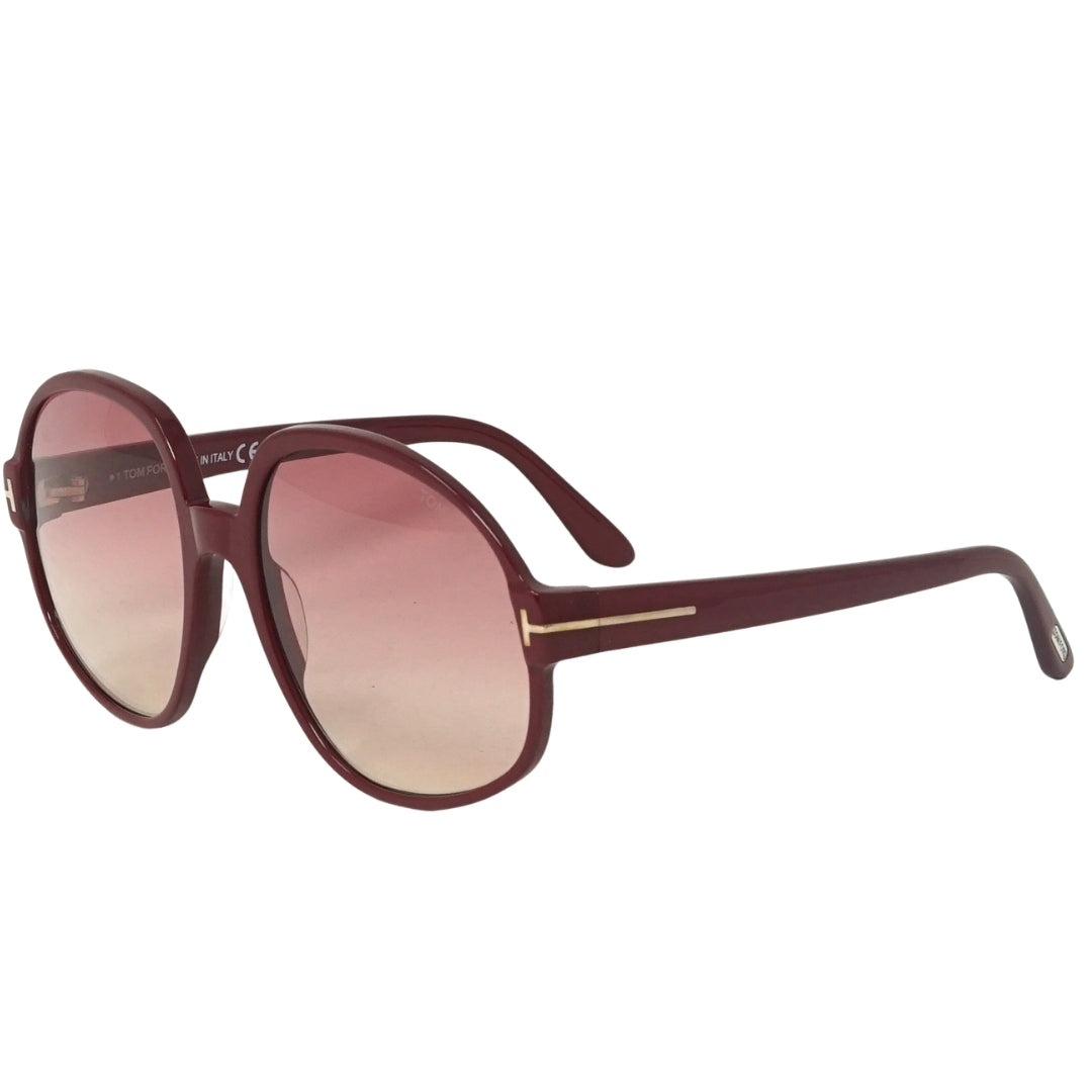 Tom Ford Ft0991 69T Claude 02 Womens Sunglasses Burgundy