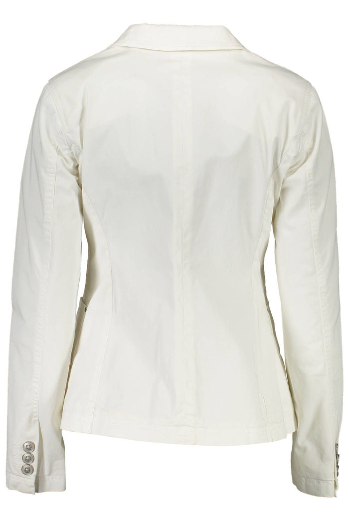 Gant Elegant White Cotton Classic Jacket