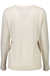 Gant Elegant Beige Wool Sweater with Classic Logo