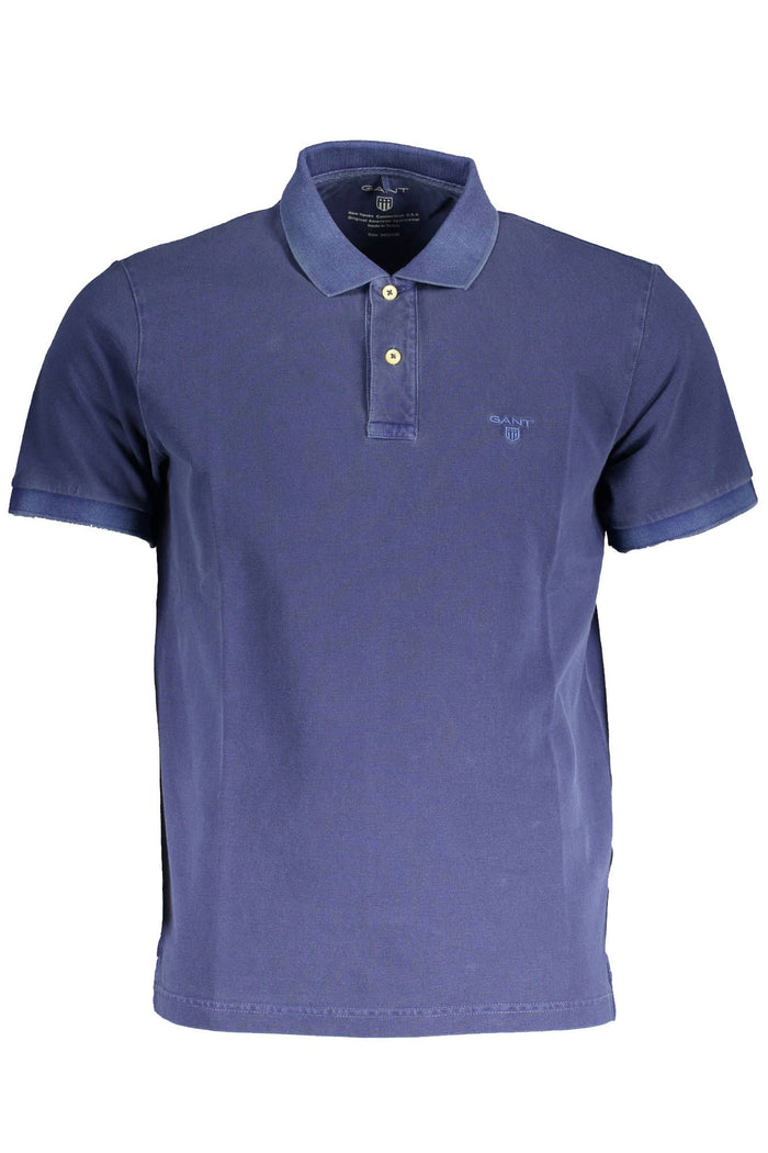 Gant Classic Blue Short Sleeve Polo Shirt