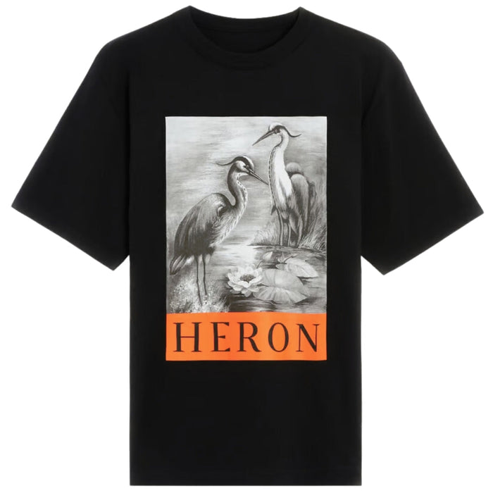 Heron Preston Mens Hmaa032C99Jer0031010 T Shirt Black