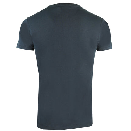 Roberto Cavalli Logo Navy Blue T-Shirt