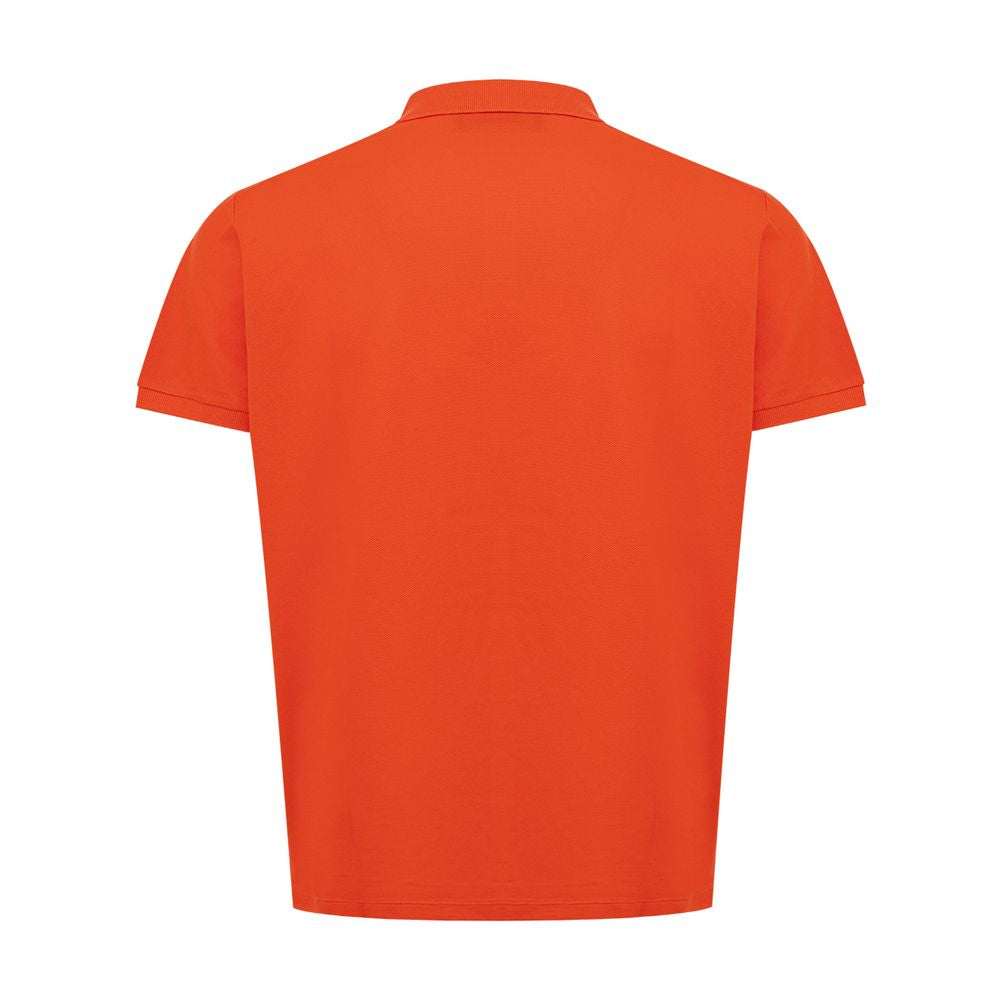 Dsquared² Vibrant Orange Cotton Polo Shirt for Men