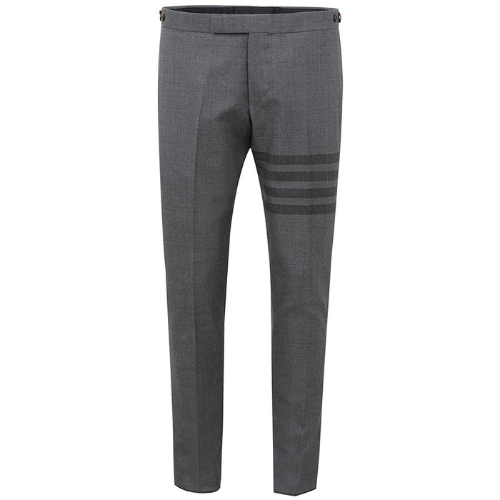 Thom Browne Elevated Gray Wool Trousers for Men