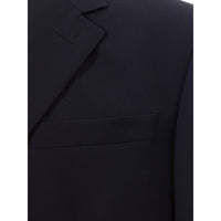 Prada Elegant Wool Blue Men's Jacket