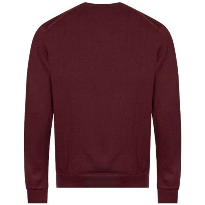 Fred Perry Mens K9601 597 Sweatshirt Burgundy