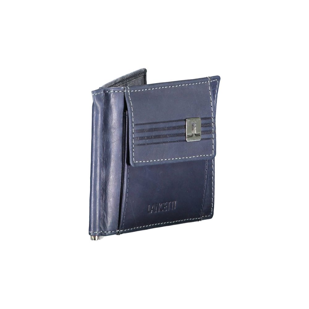 Lancetti Blue Leather Wallet