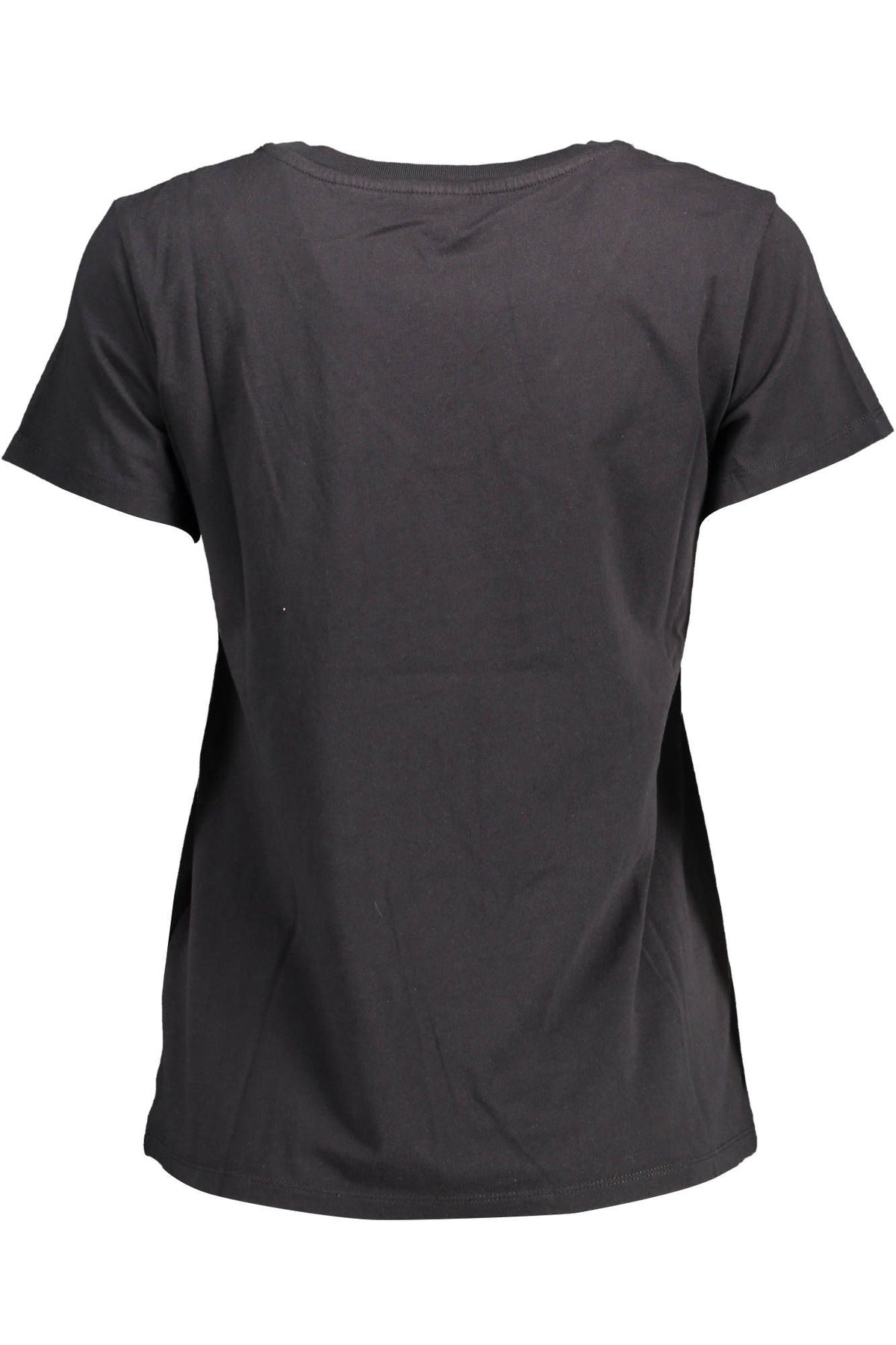 Levi's Chic V-Neck Cotton Tee with Emblematic Appeal