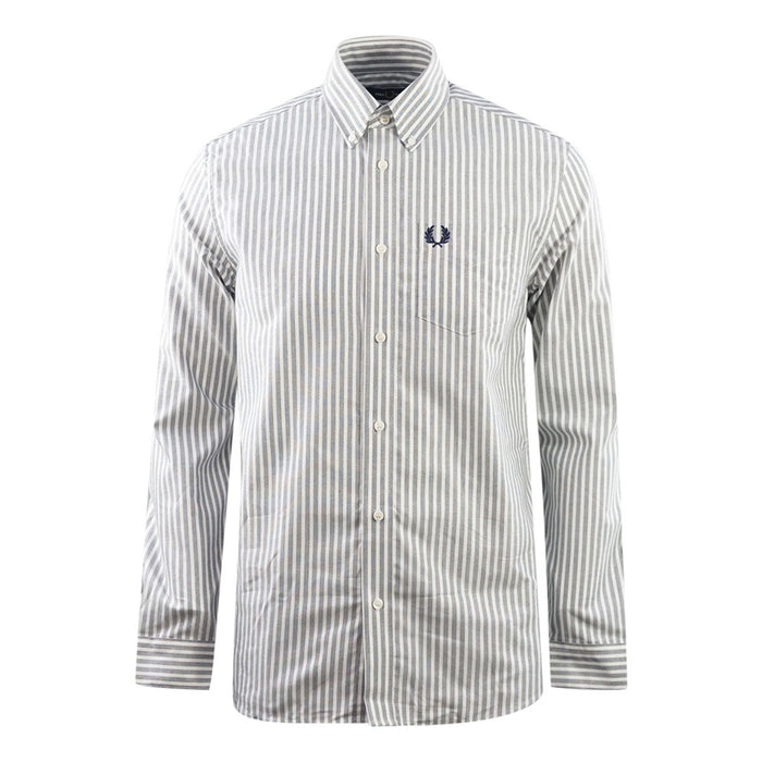 Fred Perry Mens M1661 395 Shirt Blue