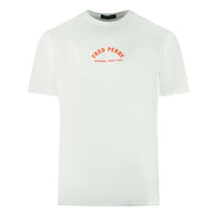 Fred Perry Mens M2664 100 T Shirt White
