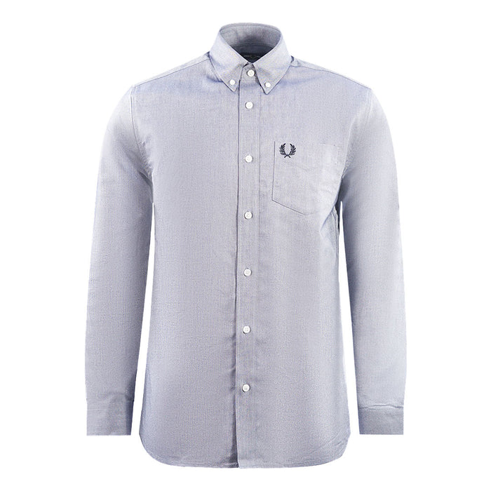 Fred Perry Mens M2700 111 Shirt Blue
