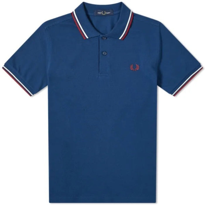 Fred Perry Mens M3600 588 Polo Shirt Blue