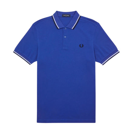 Fred Perry Twin Tipped M3600 K86 Blue Polo Shirt