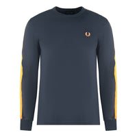Fred Perry Mens M3828 H20 T Shirt Navy Blue
