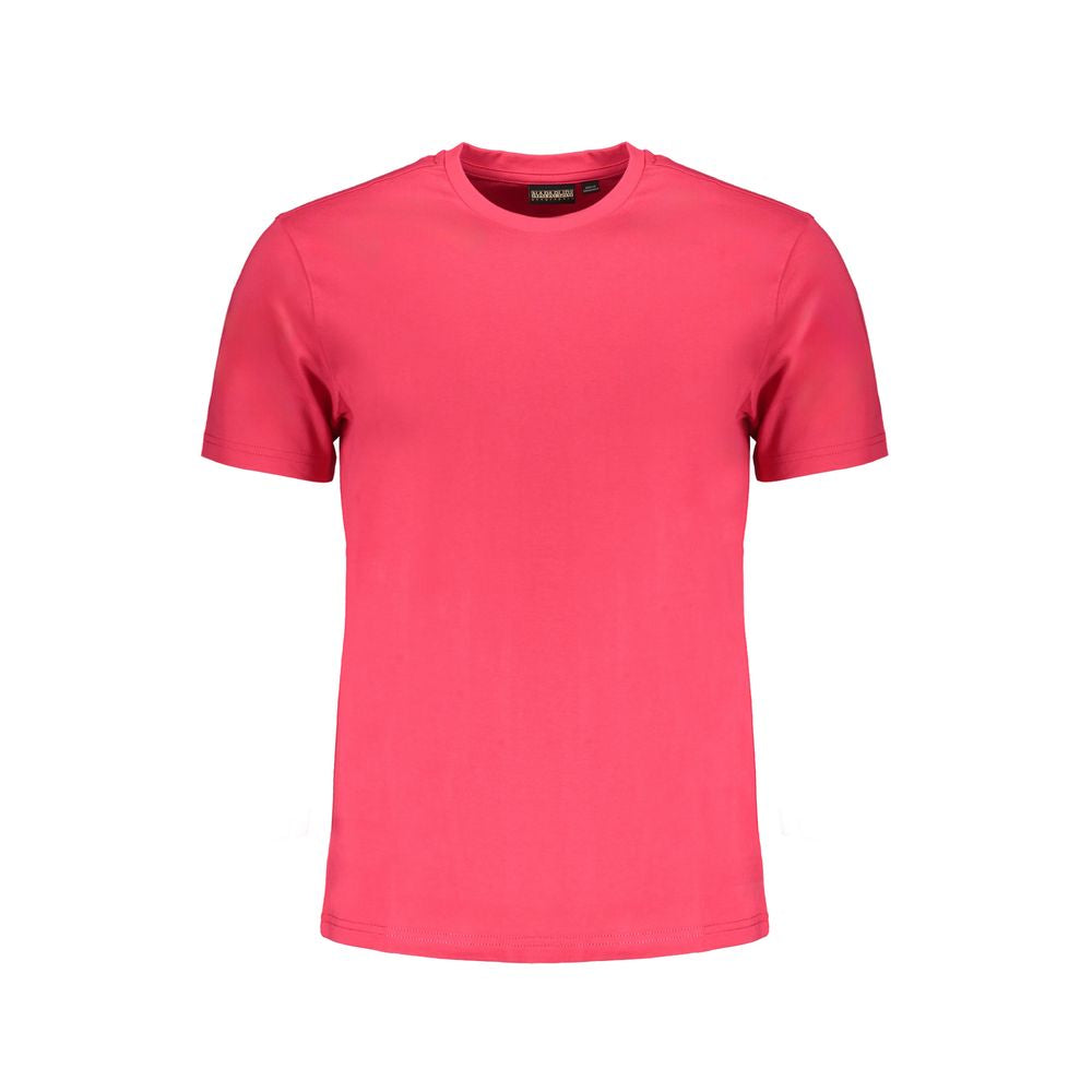 Napapijri Pink Cotton T-Shirt