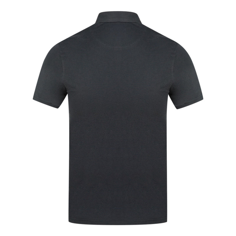 Aquascutum Mens Qmp026 02 Polo Shirt Black