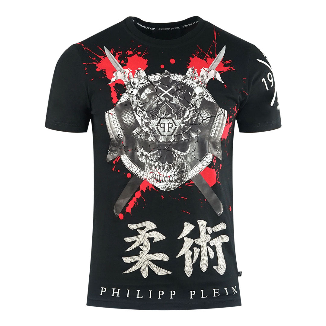 Philipp Plein Mens Mtk0734 02 T Shirt Black