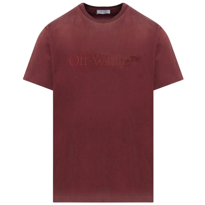 Off White Mens Omaa027F23Jer0092222 T Shirt Red