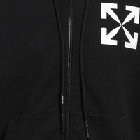 Off White Mens Ombe013C99Fle0021001 Hoodie Black