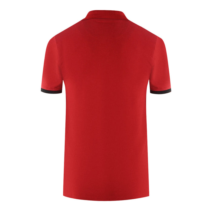 Aquascutum Mens P00223 52 Polo Shirt Red