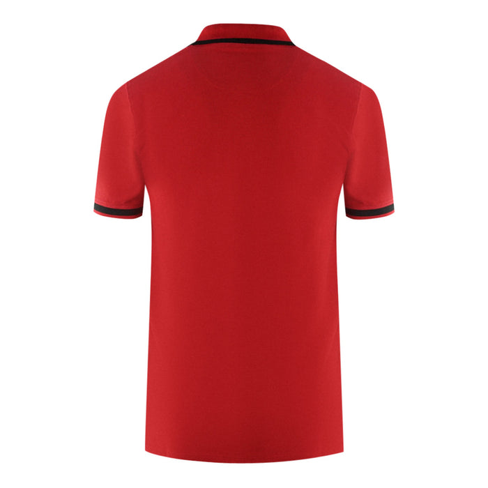 Aquascutum Mens P00323 52 Polo Shirt Red