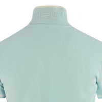 Aquascutum Mens P00723 78 Polo Shirt Light Blue