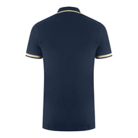 Aquascutum Mens P00723 85 Polo Shirt Navy