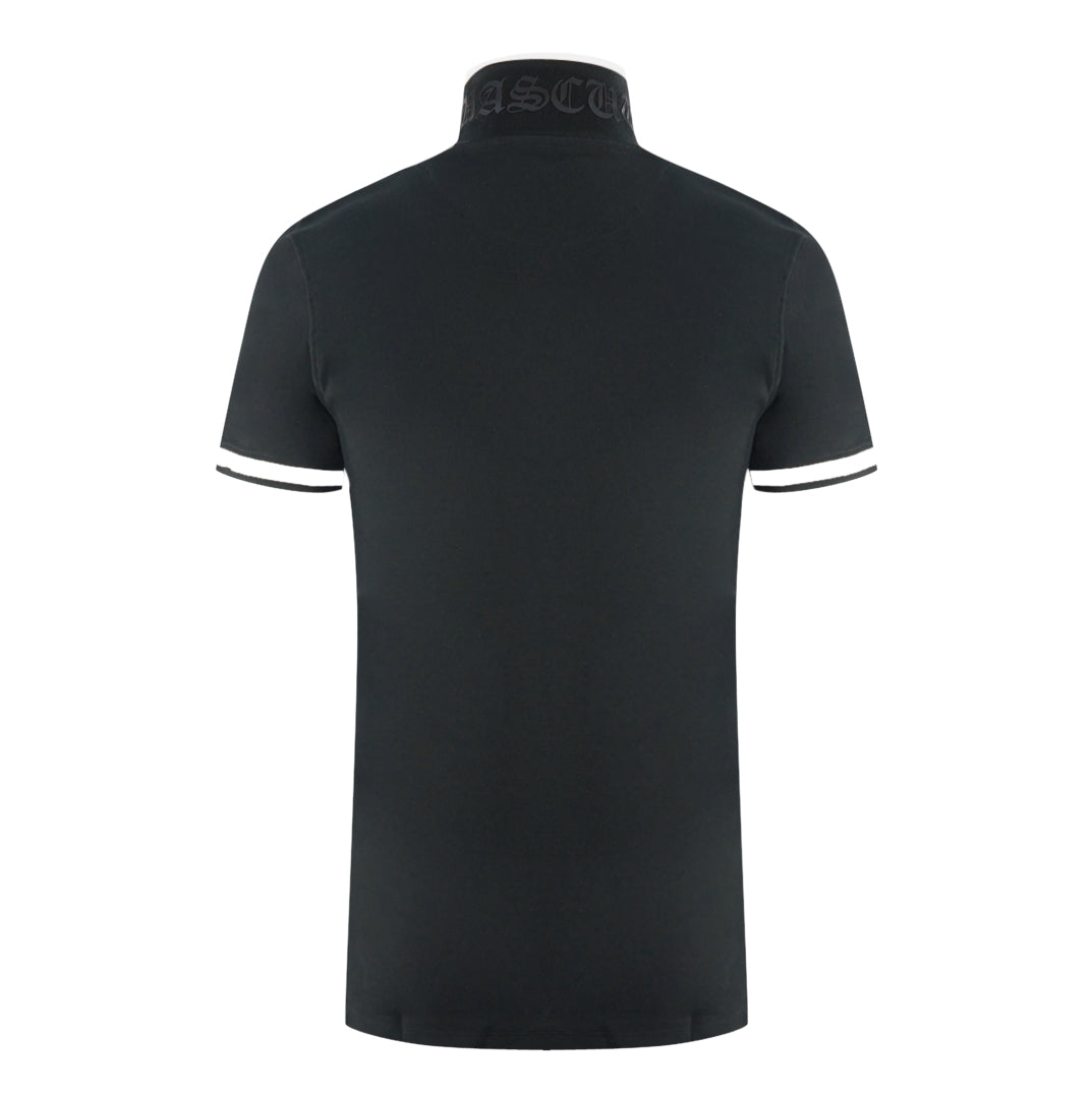 Aquascutum Mens P00723 99 Polo Shirt Black