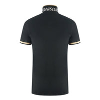 Aquascutum Mens P01023 99 Polo Shirt Black