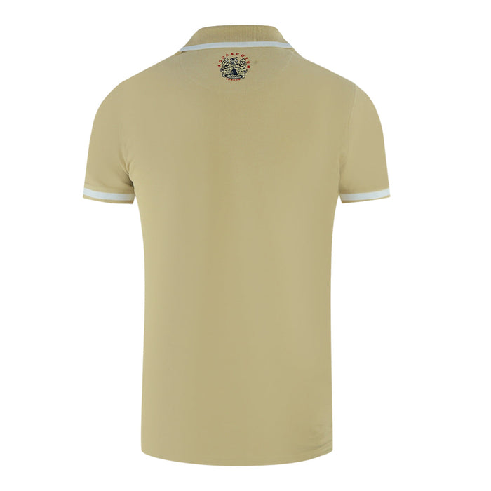 Aquascutum Mens P01223 12 Polo Shirt Beige