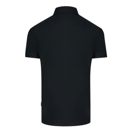 Aquascutum P01723 99 Black Polo Shirt
