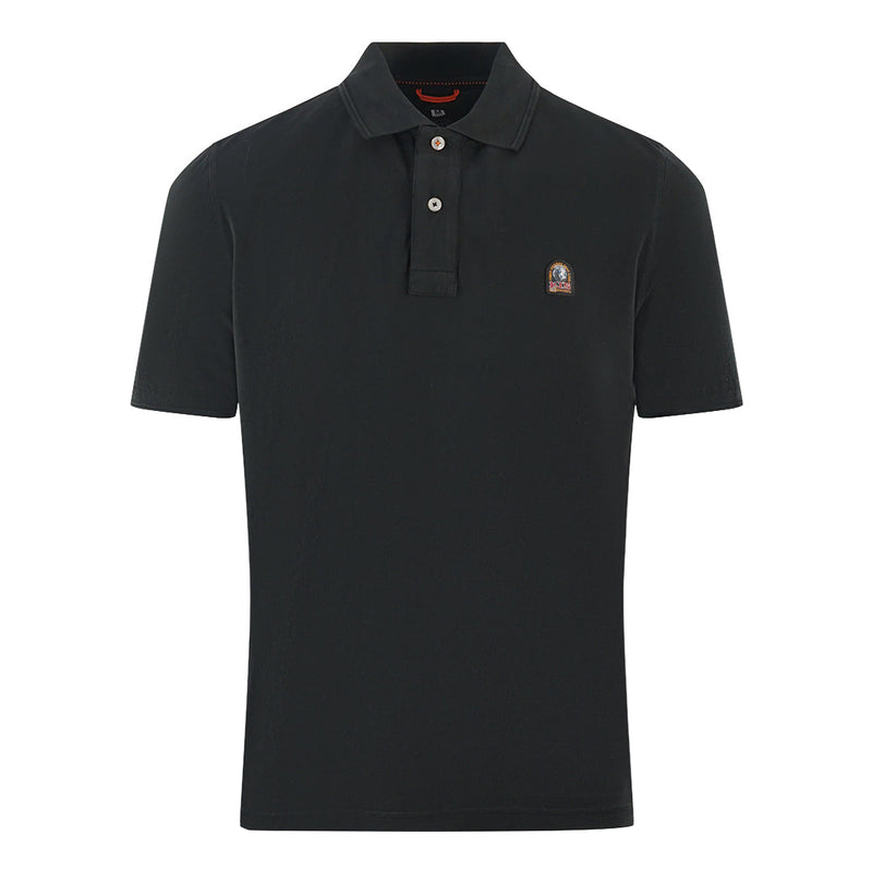 Parajumpers Mens Polo Shirt Patch Polo 541 Black